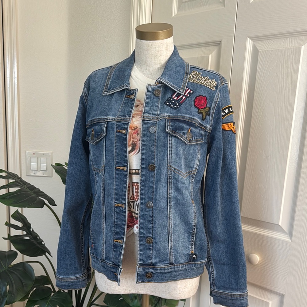 Idyllwind by Miranda Lambert Denim Jacket with Patches